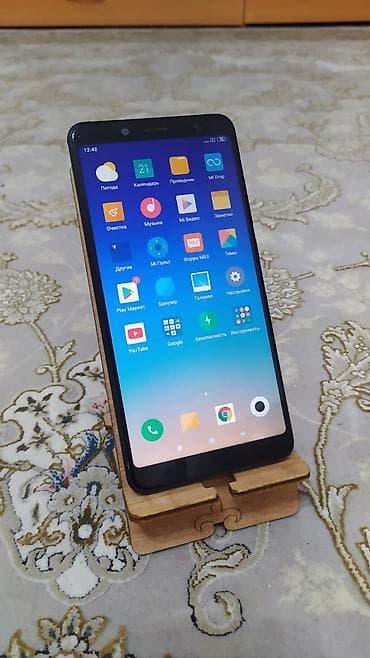 Redmi, Redmi Note 5, Б/у, 64 ГБ, цвет - Черный, 2 SIM