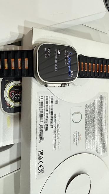 алмеро тино: Apple Watch Ultra (49 мм) АКБ 100% титановый корпус, состояние — 7
