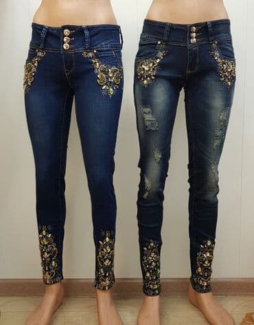 скинни: Джинсы, Скинни, S — 6