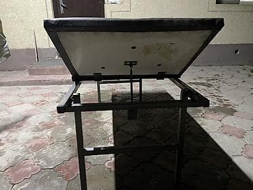 Медицинская мебель: Раскладная медицинская/массажная кушетка с регулируемым изголовьем — 7