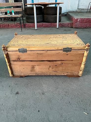 сундуки для приданого: Сундук, Б/у, Другое назначение, Дерево, Самовывоз, цвет - Коричневый — 5