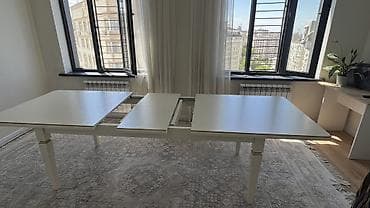study table: Стол для зала, Б/у, Раскладной, Прямоугольный — 5