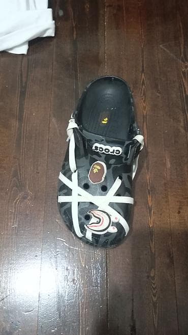 кроксы бу: Сабо, 40, Crocs, Б/у, цвет - Серый — 1