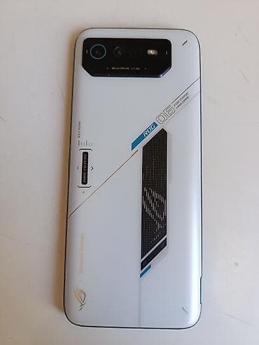 Asus ROG Phone 6, Б/у, 512 ГБ, цвет - Белый, 2 SIM — 2