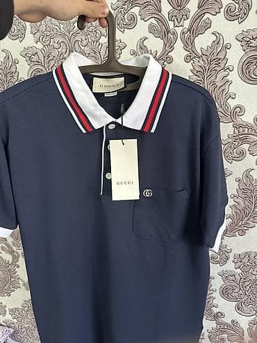 Носки и белье: Мужская футболка, M, Gucci, Новый, цвет - Синий — 3