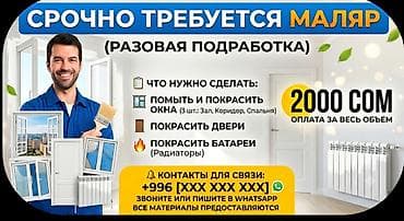 Услуги: Покраска окон, Больше 6 лет опыта — 1