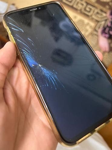 IPhone Xs, Б/у, 256 ГБ, Золотой, Чехол, 71 % — 2
