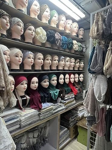 шарф осенний: Платок, Осень-весна, Шифон, С узорами — 2