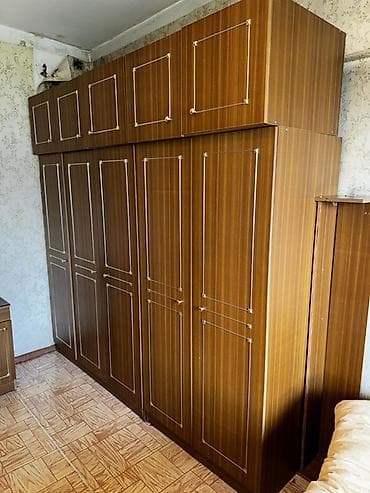 сервант советский: Шифоньер, шкаф для одежды, Прямой, ЛДСП — 2