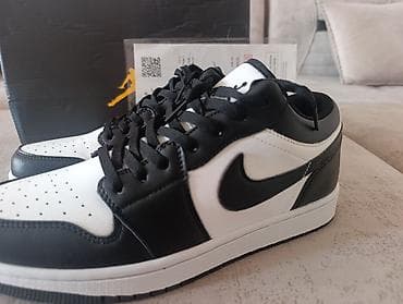 низкие джорданы: Мужские кроссовки, 43, Nike, Новый, цвет - Черный, Самовывоз — 5