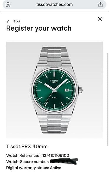 тонкие часы: Tissot PRX — швейцарские кварцевые часы с интегрированным стальным — 8
