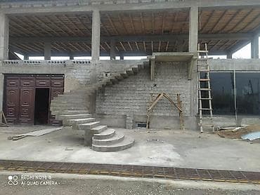 трубогиб услуги: Бетонная лестница Для дома, Форма лестницы: Винтовая — 1