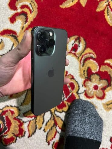 iphone бу: IPhone 13 Pro, Б/у, 256 ГБ, Черный, Чехол, 81 % — 6