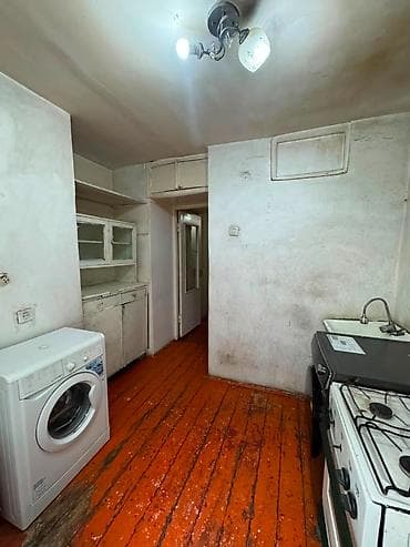 ош базар кв: 2 комнаты, 43 м², Ошский рынок / базар Индивидуалка, 2 этаж, Требуется ремонт — 2
