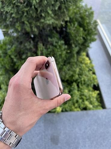 айфон хc: IPhone Xs, Б/у, 64 ГБ, Золотой, Защитное стекло, Чехол, 75 % — 5