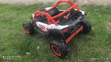 зимний камуфляж: Детский электрокар, Б/у — 4