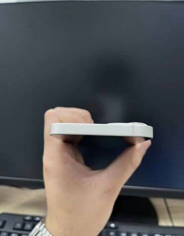 купить айфон 5 с: IPhone 13, Колдонулган, 128 ГБ, White Titanium, Коргоочу айнек, Кабель, 71 % — 4