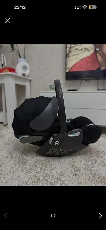 коляска сайбекс цена: Автокресло, цвет - Черный, Б/у — 4