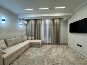 квартиры сары ой: 2 комнаты, Риэлтор, Без подселения, С мебелью полностью — 1