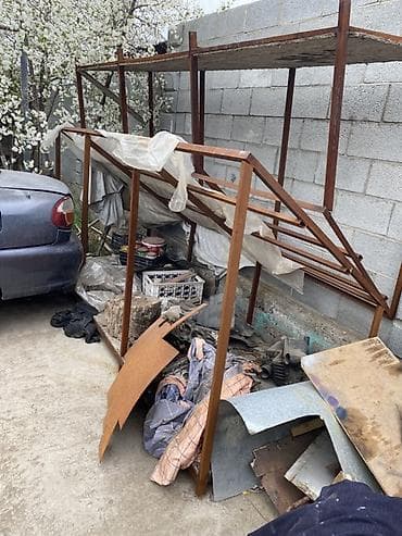 арка пластиковая: Металлический каркас под навес/сарай/стеллаж - Прочная сварная рама — 1