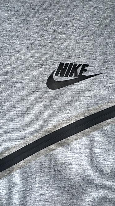 Эркектер кийими: Эркектердин толстовкасы, M, Nike, Колдонулган, түсү - Боз, Өзү алып кетүү, Акылуу жеткирүү — 2
