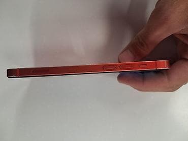 IPhone 12, Б/у, 64 ГБ, Красный, Зарядное устройство, Защитное стекло, Чехол — 5