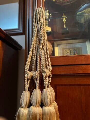 детская краватка: Декоративные подхваты для штор с кистями (набор) 6 штук, брали с — 7