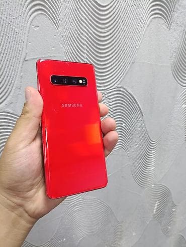 galaxy 10: Samsung Galaxy S10, 128 ГБ, цвет - Красный, 2 SIM — 1