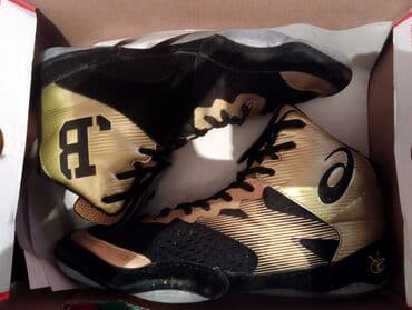 футбольные бутсы predator: Борцовки Асикс( Жордан Барроуз) Бу Качество: Люкс Цвет: Золотой — 4