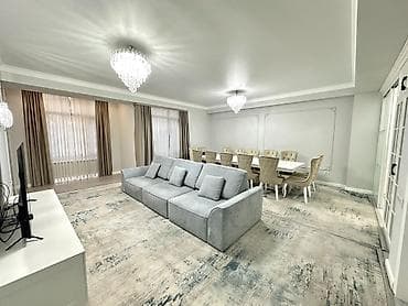 osh flats: 3 комнаты, 132 м², 5 этаж, Дизайнерский ремонт — 2