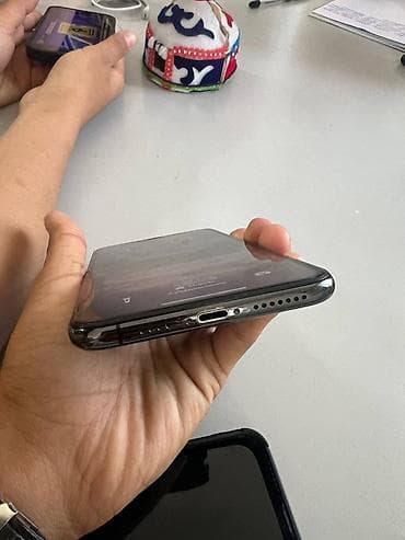 iphone xs max: IPhone X, Б/у, 512 ГБ, Space Gray, Защитное стекло, Чехол, 78 % — 3