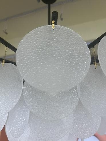 string art: Подвесная люстра с декоративными дисками - Тип: потолочная подвесная — 2