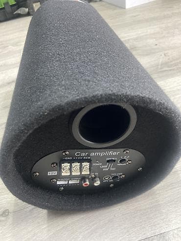 авто багажники: Сабвуфер в тубе KLANS (активный, автомобильный)6 размер Провод в — 2