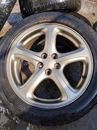 Диски: Литые Диски R 17 Subaru, Комплект, отверстий - 5, Б/у — 2