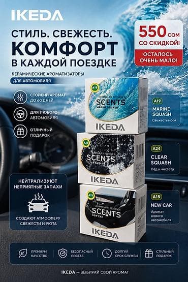 Керамические ароматизаторы для автомобиля IKEDA SCENTS - Формат