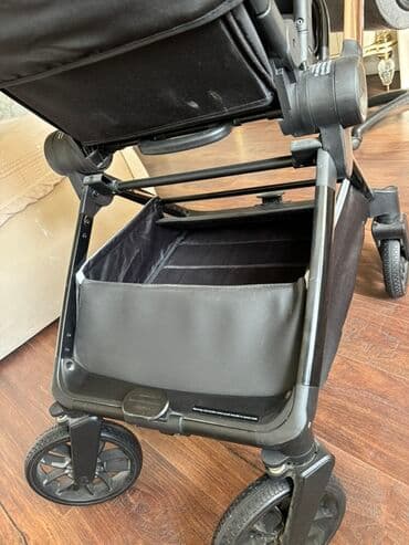 коляска дордой: Коляска, цвет - Черный, Б/у — 3