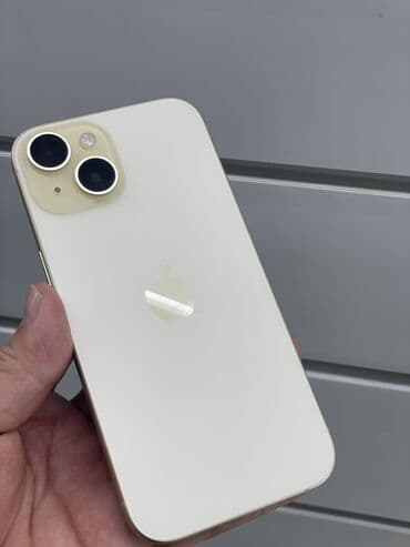 модем ош: IPhone 15, Б/у, 256 ГБ, Желтый, Кабель, 87 % — 3