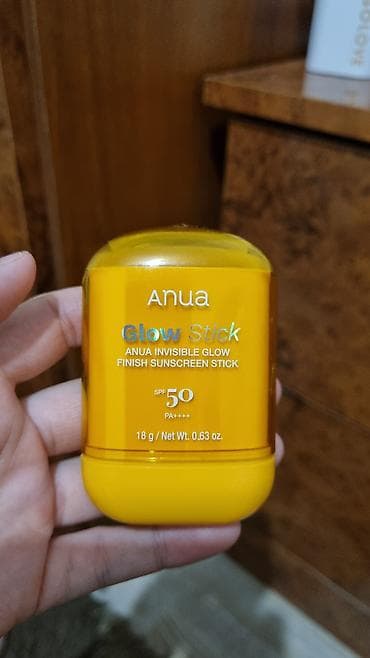 spf 50: Anua Glow Stick — солнцезащитный стик для лица с финишем «invisible — 1