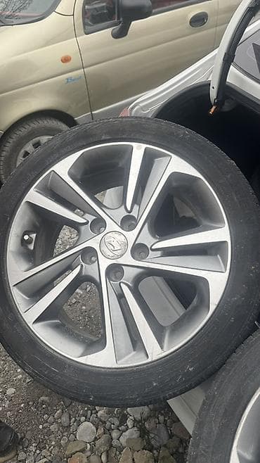 токмок шина: Дөңгөлөктөр монтажда 215 / 55 / R 17, Жай, Комплект, Жеңил унаалар, Куйма, тешиктери - 5 — 2