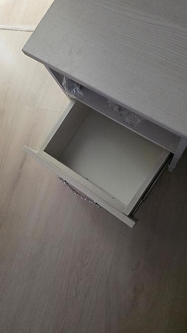 зеркало ванной: Комплект офисной мебели, Тумба, ДСП, Самовывоз, цвет - Серый — 4