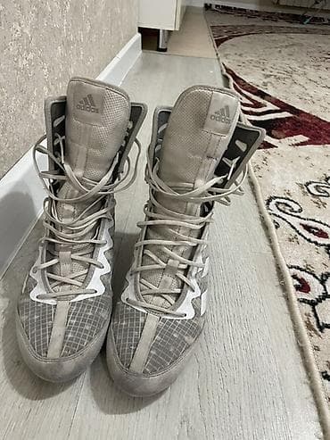 ботинки адидас: Мужские кроссовки, 42, Adidas, Б/у, цвет - Серый, Платная доставка — 2