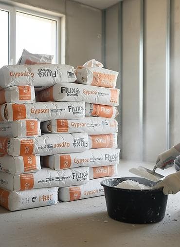 Штукатурка Flux trowel, Гипсовая