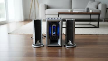 калонка для компьютера: Акустическая система Sea Piano SP-7700F (2.1) - Комплект: сабвуфер с — 1