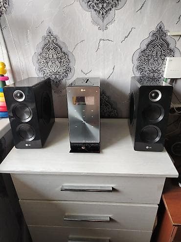 Техника и электроника: Акустическая мини‑система LG (центральный блок + 2 колонки) - — 1