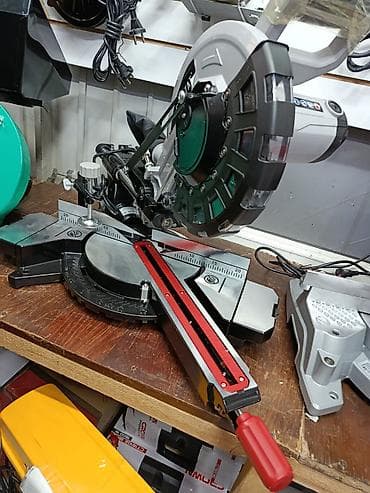 Торцовочная пила с протяжкой (электрическая, стационарная) - at lalafo.kg Торцовочная пила с протяжкой (электрическая, стационарная) -