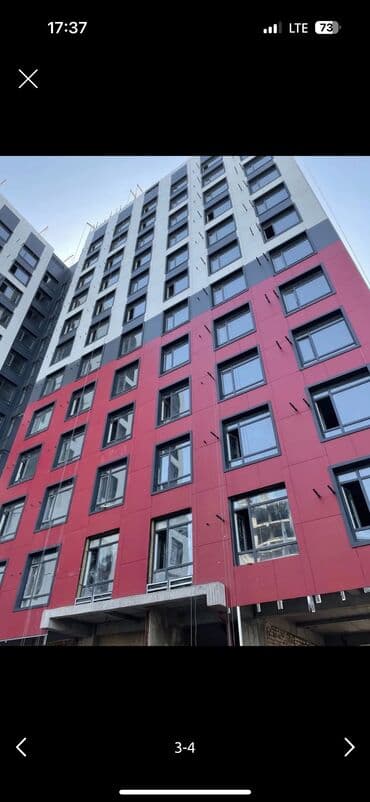 однакомнатная квартира под псо: 1 комната, 45 м², Элитка, 9 этаж, ПСО (под самоотделку) — 5