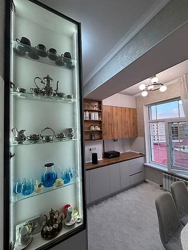 Квартиры: 1 комната, 34 м², Джал мкр (в т.ч. Верхний, Нижний, Средний) Элитка, 7 этаж, Евроремонт — 7