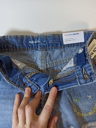 Балдардын башка кийимдери: Новые джинсовые шорты на девочку. Известный фирмы Old Navy. Примерный — 3