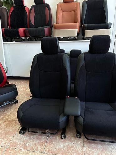 алфа: Чехлы Алькантара, цвет - Черный, Toyota, Новый, Самовывоз — 2