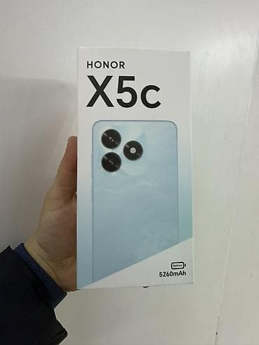 x max: Honor X5, Новый, 64 ГБ, цвет - Черный, 2 SIM — 1